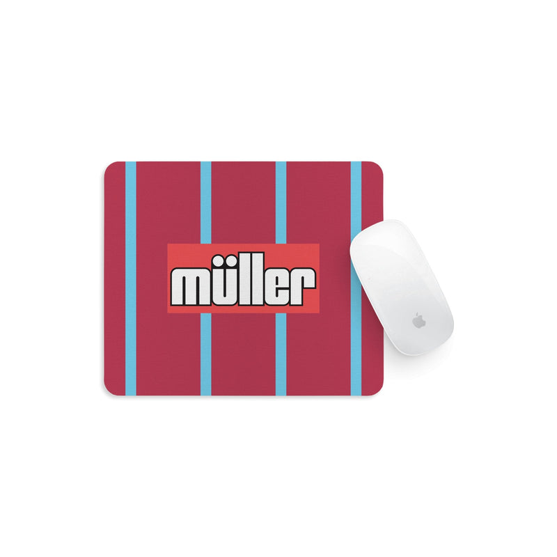 aston villa 1994 home retro mouse mat kit design
