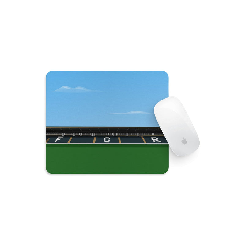 the new lawn stadium vector art mouse mat forest green rovers gift