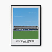 Deepdale Stadium Poster - Goal Prints