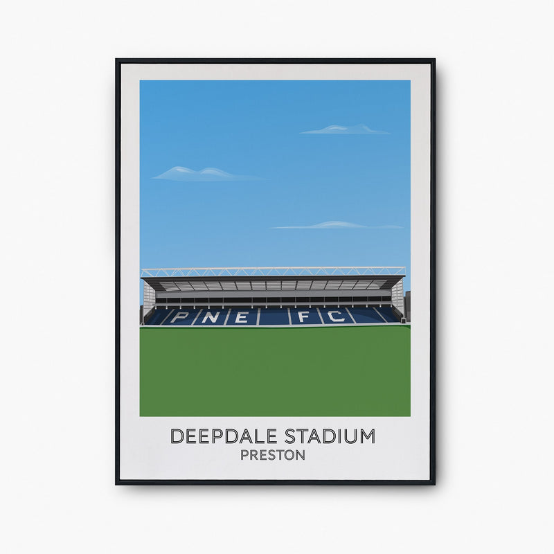 Deepdale Stadium Poster - Goal Prints