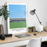 preston north end deepdale stadium poster