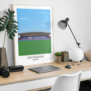 wigan athletic dw stadium poster
