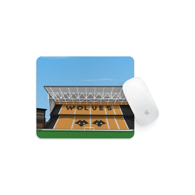 molineux stadium vector art mouse mat wolves gift