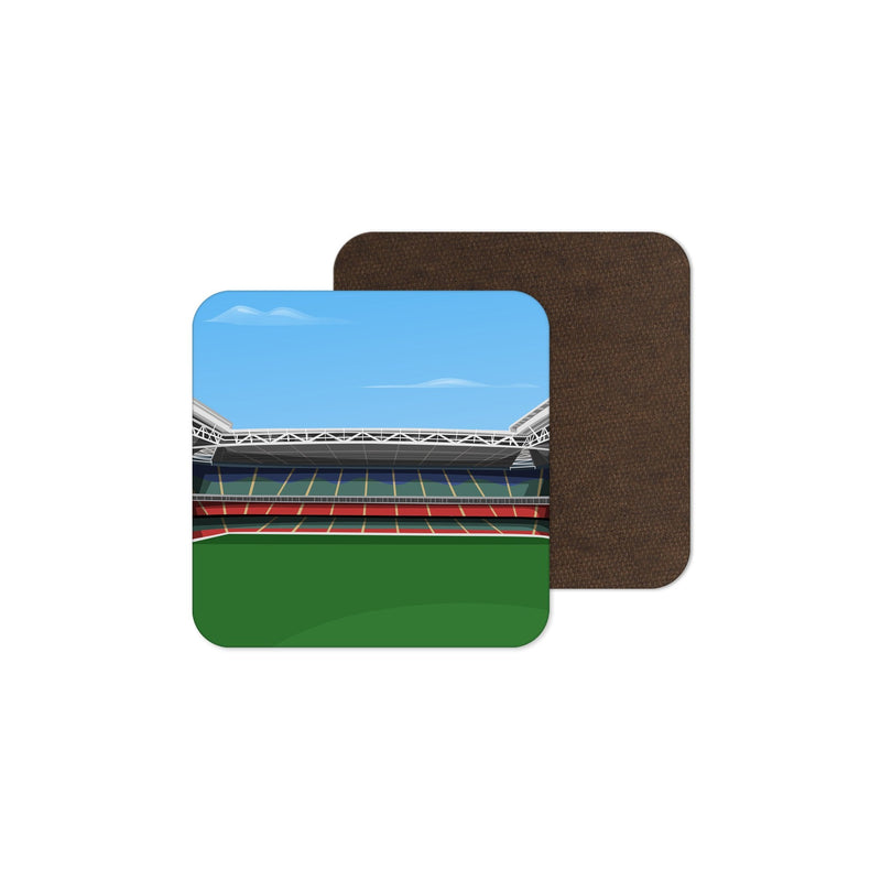 millennium stadium vector art coaster wales gift