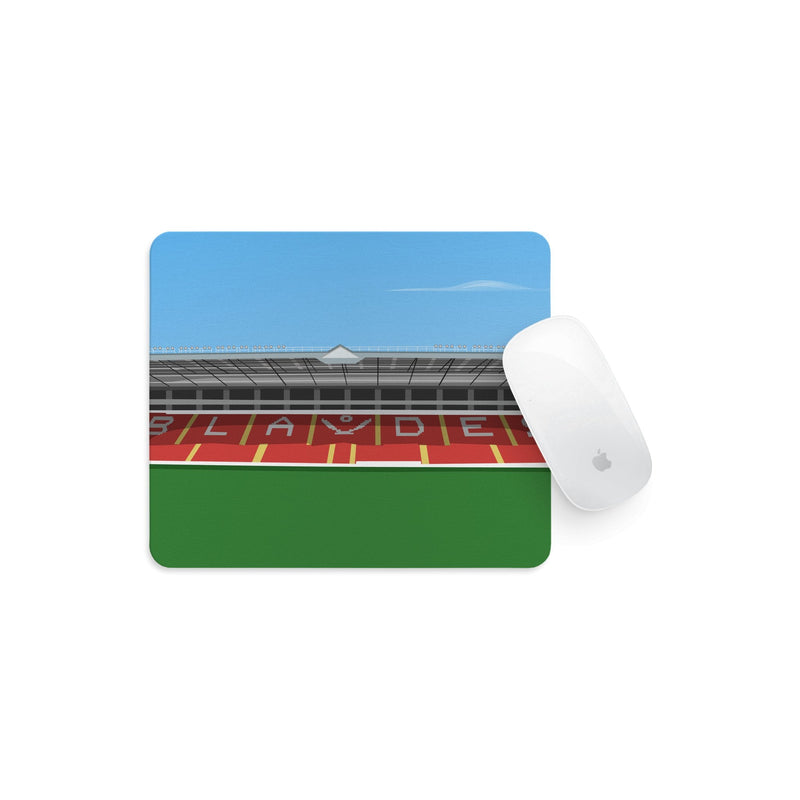bramall lane stadium vector art mouse mat sheffield united gift