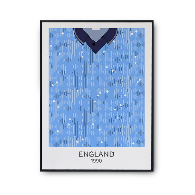 England 1990 Retro Print