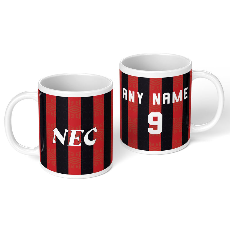 personalised everton 1992 personalised kit ceramic mug name number