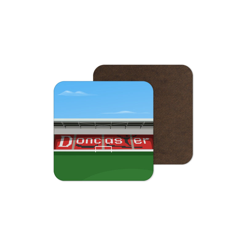 keepmoat stadium vector art coaster doncaster rovers gift