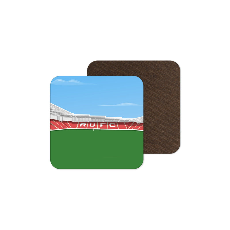 new york stadium vector art coaster rotherham united gift