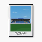Fratton Park Poster - Goal Prints