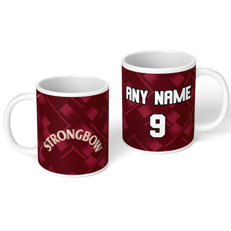 personalised hearts 1993 personalised kit ceramic mug name number