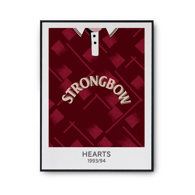 Hearts 1993 Retro Print