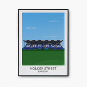 Holker Street Poster - Goal Prints
