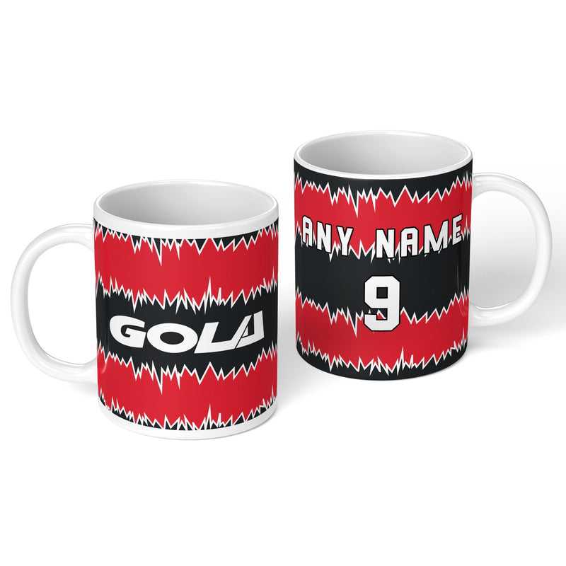 personalised huddersfield 1991 personalised kit ceramic mug name number