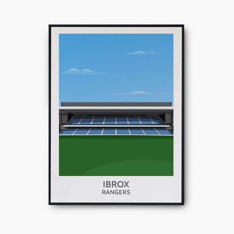 Ibrox Poster - Goal Prints