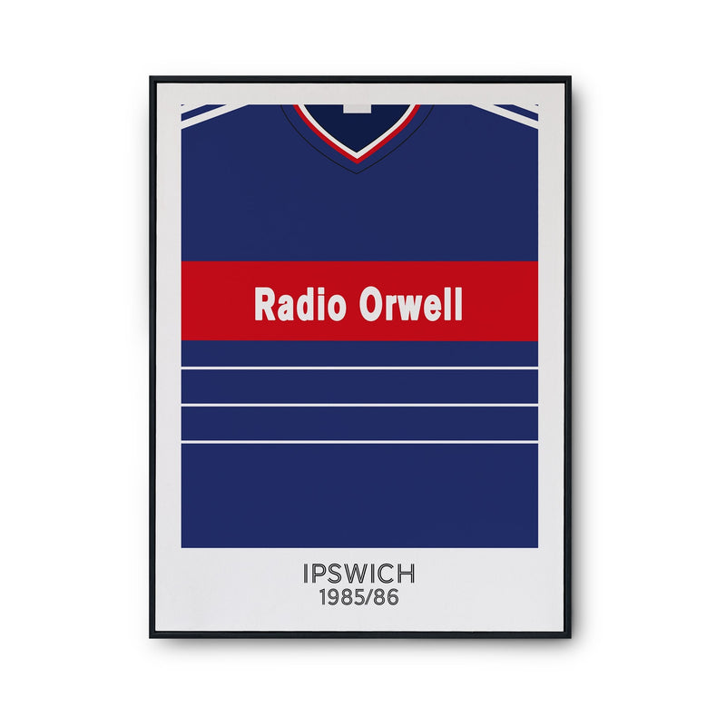 Ipswich 1985 Retro Print