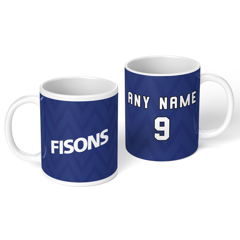personalised ipswich 1992 personalised kit ceramic mug name number