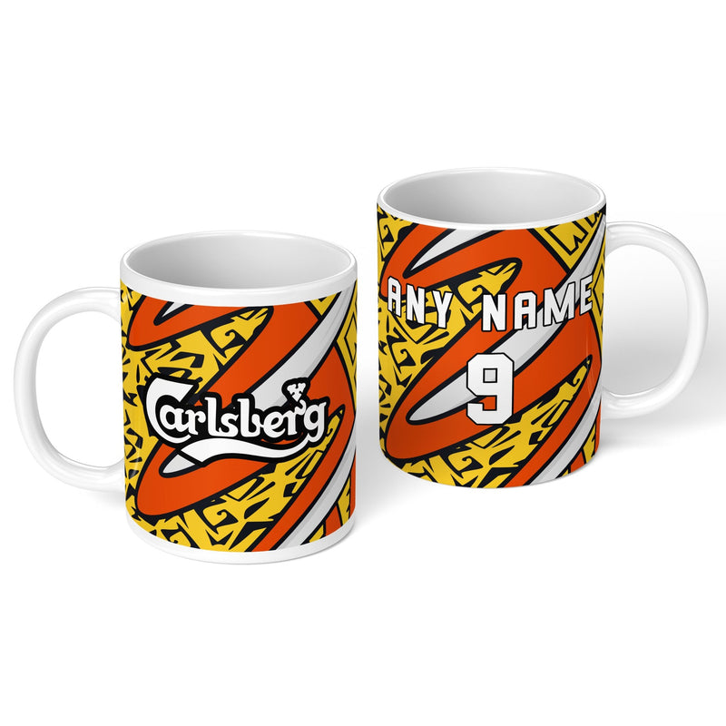 personalised liverpool 1995 personalised kit ceramic mug name number