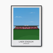 LNER Stadium Poster - Goal Prints