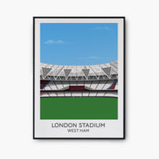 London Stadium Poster - Goal Prints