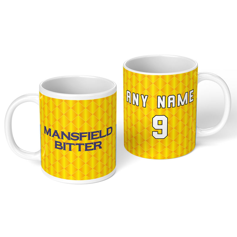 personalised mansfield 1996 personalised kit ceramic mug name number