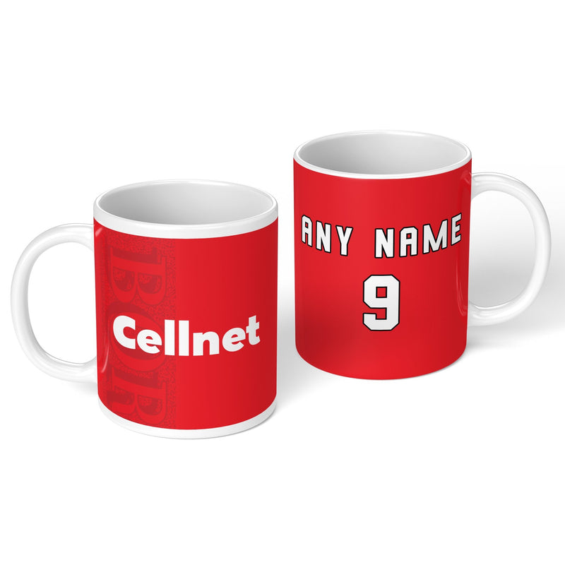 personalised middlesbrough 1996 personalised kit ceramic mug name number
