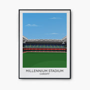 Millennium Stadium Poster - Goal Prints
