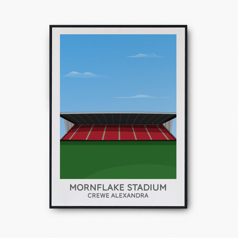 Mornflake Stadium Poster - Goal Prints
