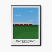 Newport Stadium Poster - Goal Prints