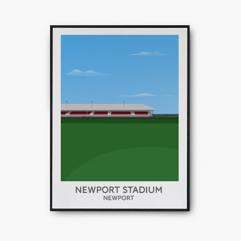 Newport Stadium Poster - Goal Prints