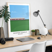 newport county newport stadium poster
