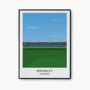 Old Wembley Stadium Poster - Goal Prints