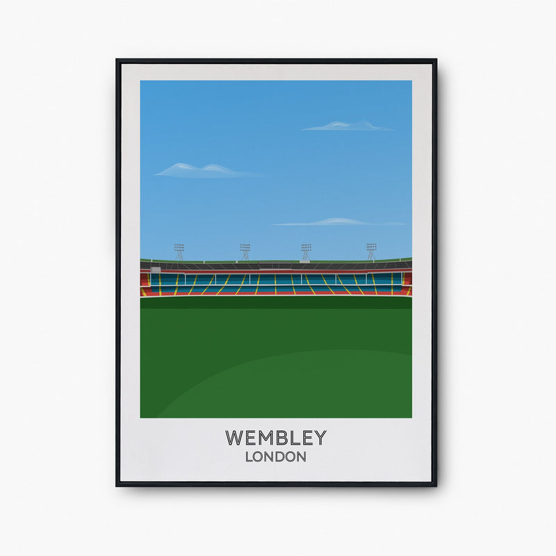 Old Wembley Stadium Poster - Goal Prints