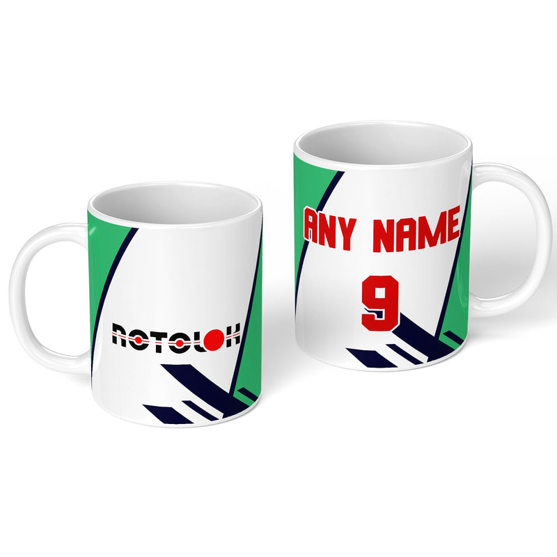 personalised plymouth 1995 personalised kit ceramic mug name number