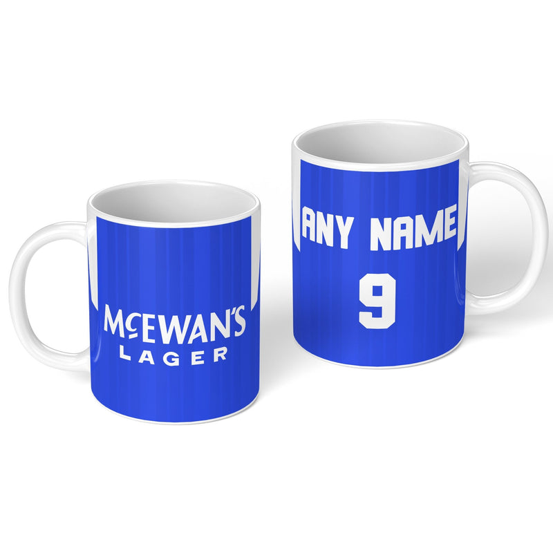 personalised rangers 1992 personalised kit ceramic mug name number