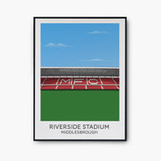 Riverside Stadium Poster - Goal Prints