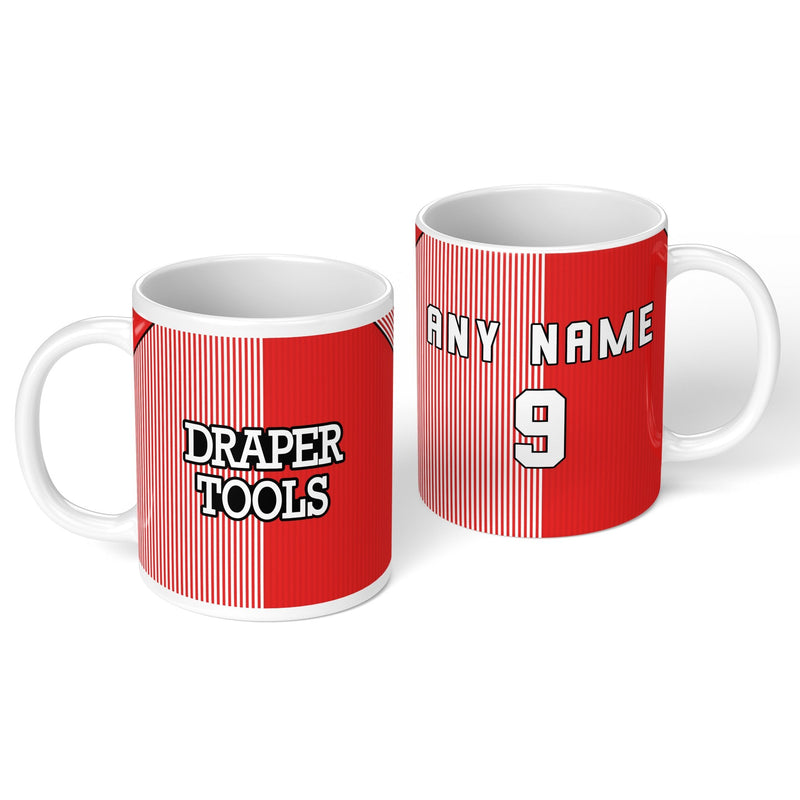 personalised southampton 1987 personalised kit ceramic mug name number