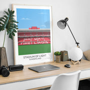 sunderland stadium of light stadium poster