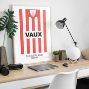 sunderland 1991 retro kit poster print