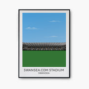 Swansea.com Stadium Poster - Goal Prints