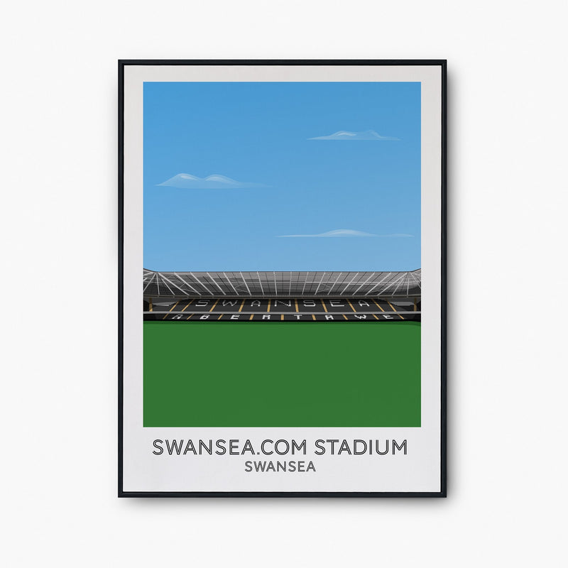 Swansea.com Stadium Poster - Goal Prints