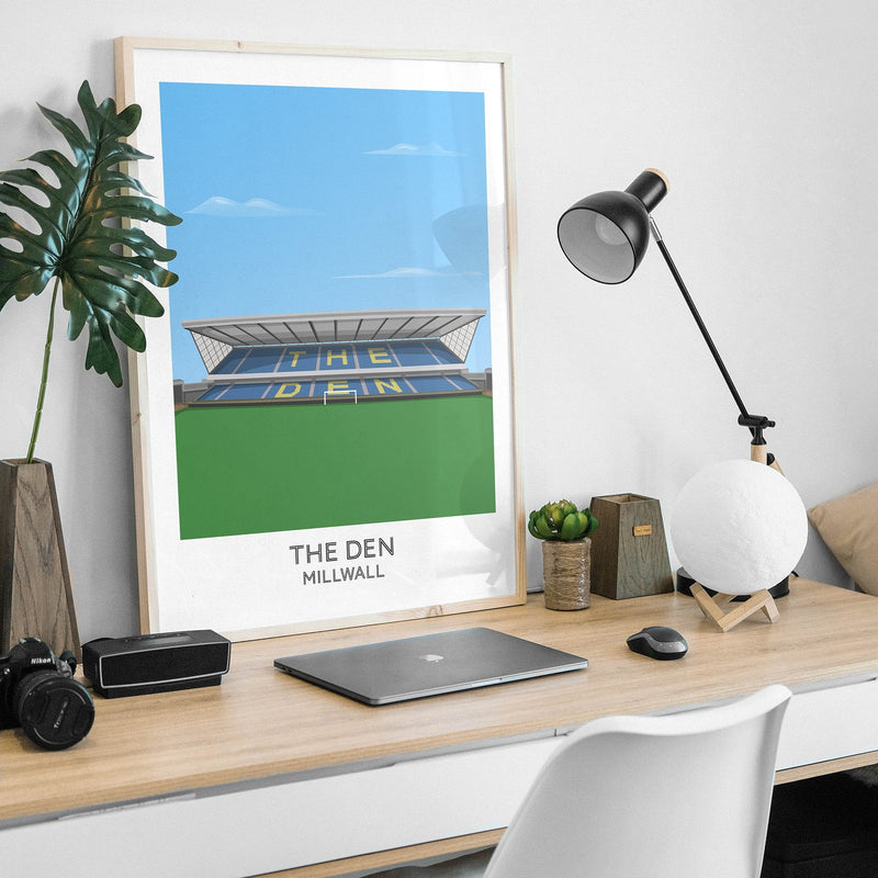 millwall the den stadium poster