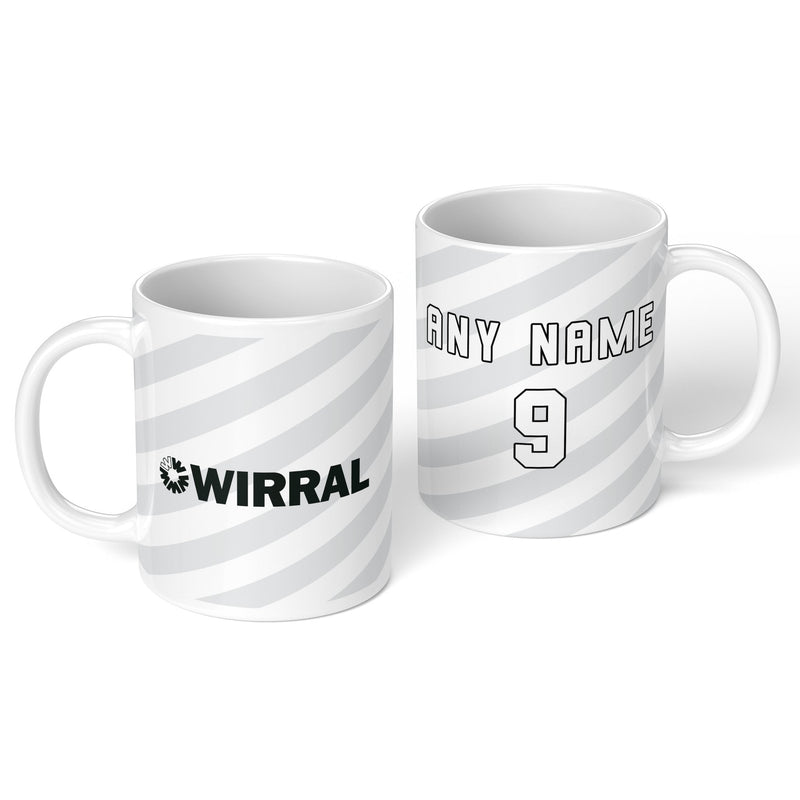 personalised tranmere 1990 personalised kit ceramic mug name number