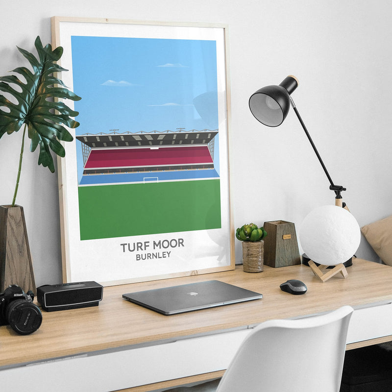 burnley turf moor stadium poster