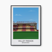 Valley Parade Poster - Goal Prints
