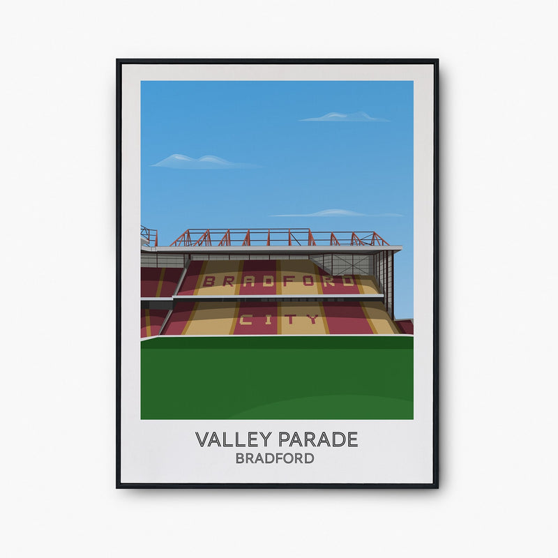 Valley Parade Poster - Goal Prints
