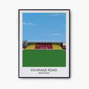 Vicarage Road Poster - Goal Prints