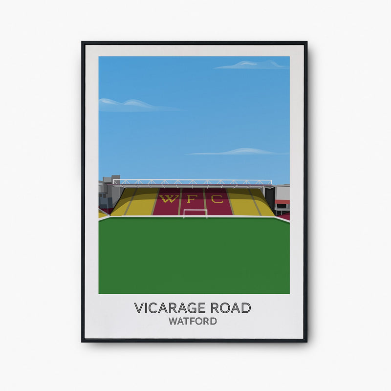 Vicarage Road Poster - Goal Prints