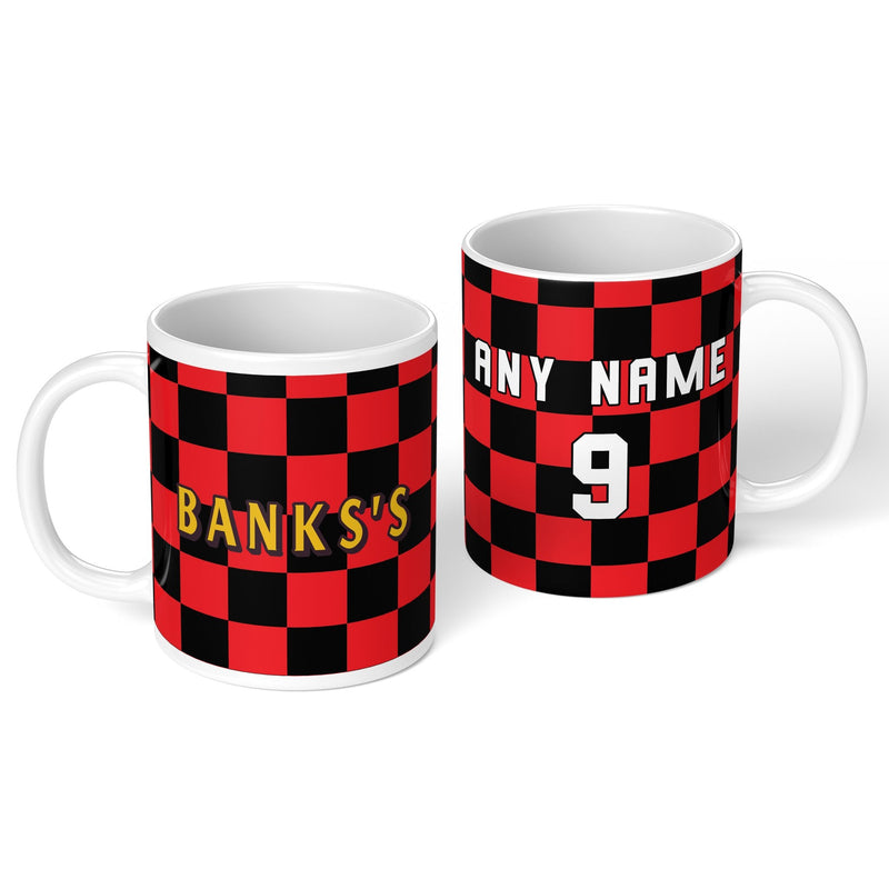 personalised walsall 1997 personalised kit ceramic mug name number