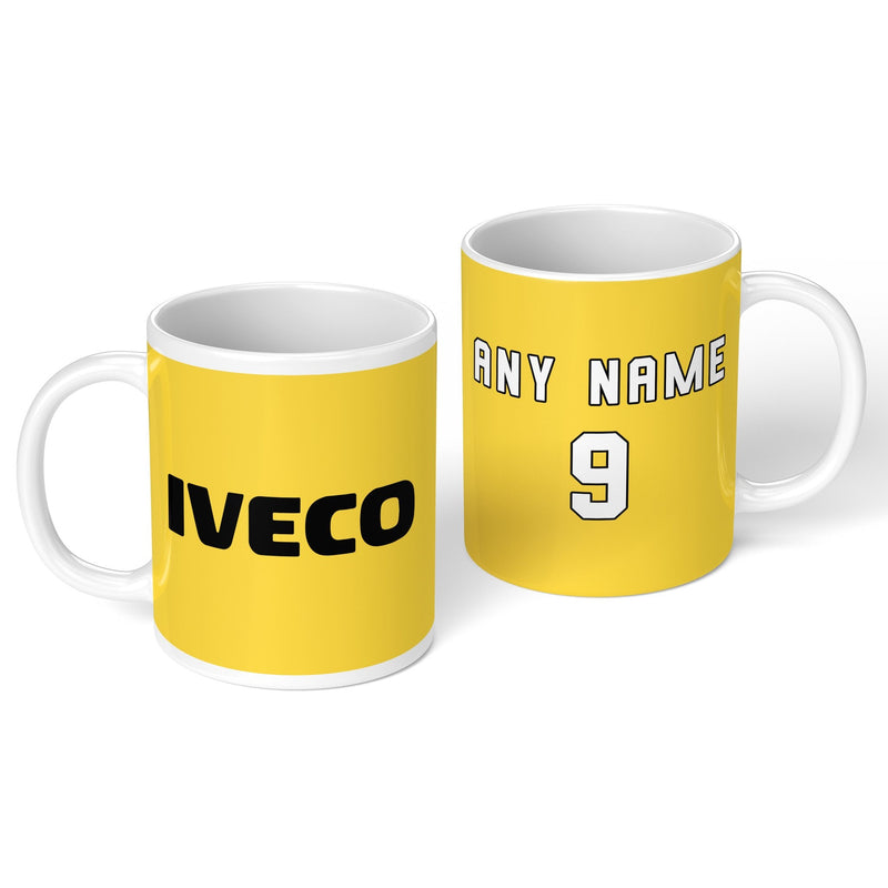 personalised watford 1983 personalised kit ceramic mug name number